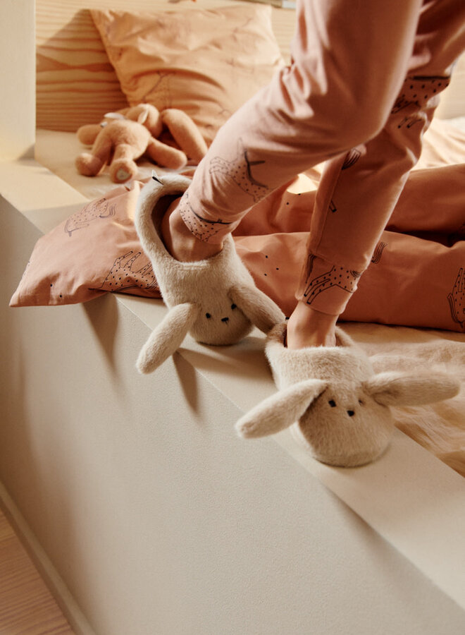 Liewood - Aviaja Rabbit Slippers Mist