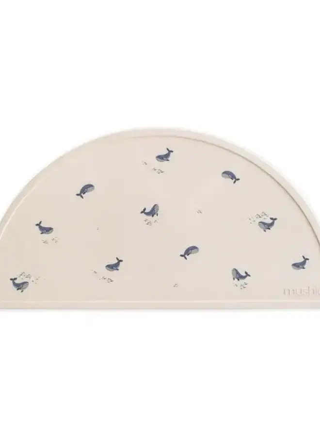 Mushie - Placemat Whales