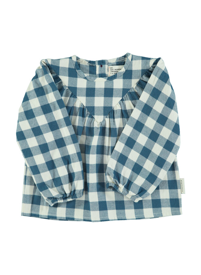 Piupiuchick - Blouse Blue & white checkered