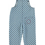 Piupiuchick -  Dungarees Blue denim black hearts