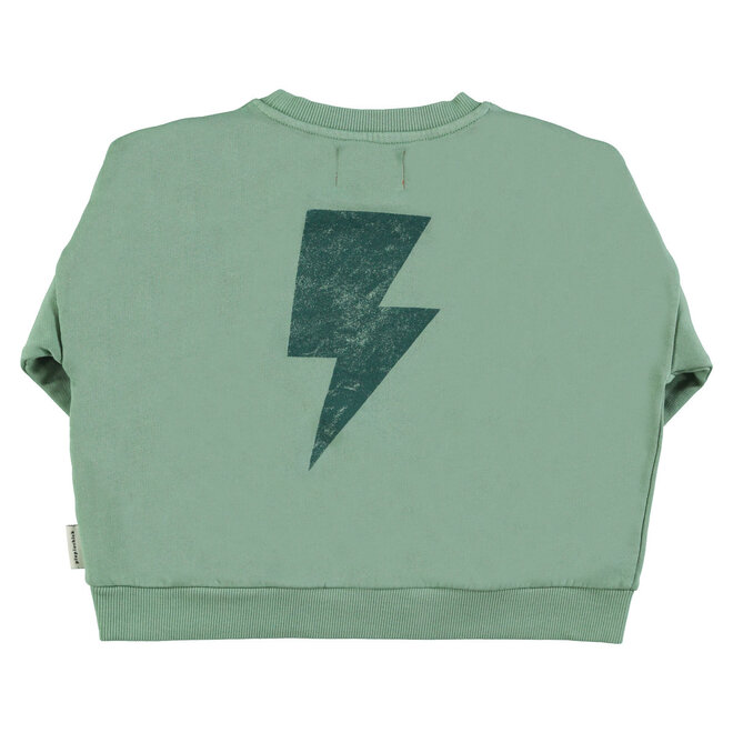 Piupiuchick -  Sweatshirt Green Rock & roll