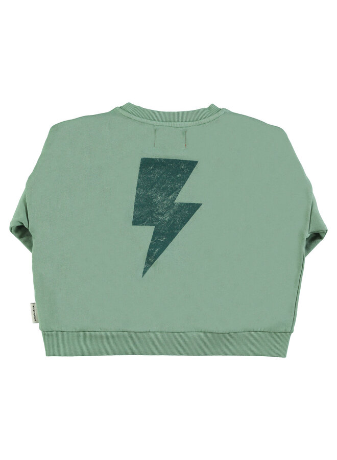 Piupiuchick -  Sweatshirt Green Rock & roll