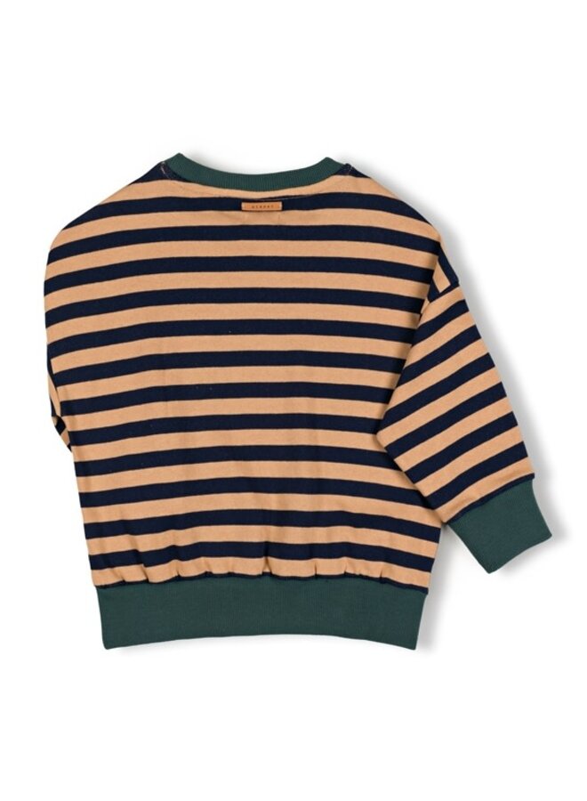 Nixnut - Rel sweater Navy stripe