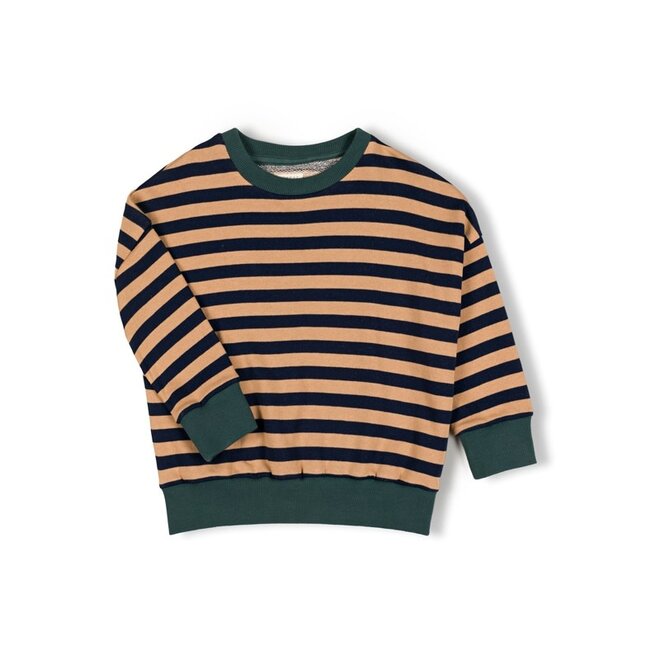 Nixnut - Rel sweater Navy stripe