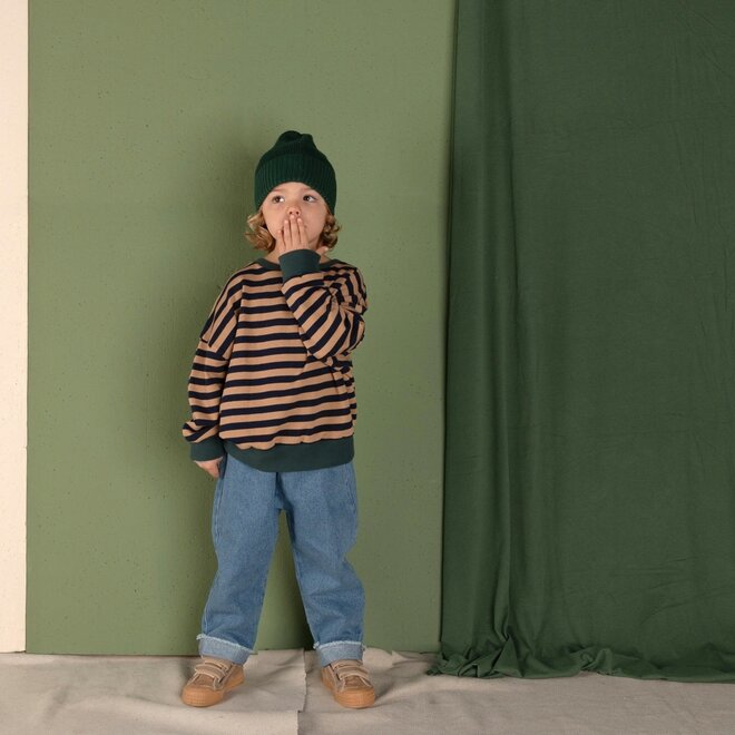 Nixnut - Rel sweater Navy stripe