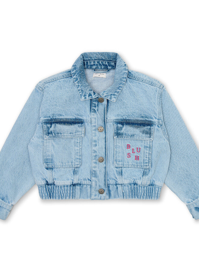 Petit Blush - Denim jacket Washed blue