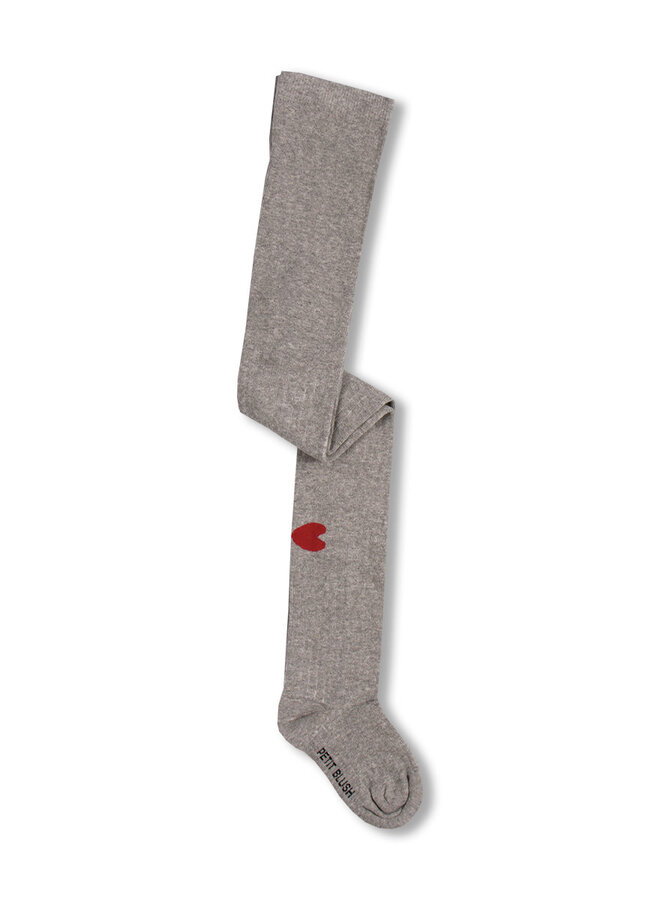 Petit Blush - Tights hearts Grey