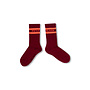 Petit Blush - Sport socks Bordeaux/Orange
