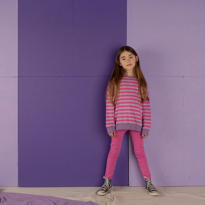 Nixnut - Rel sweater Pinky stripe
