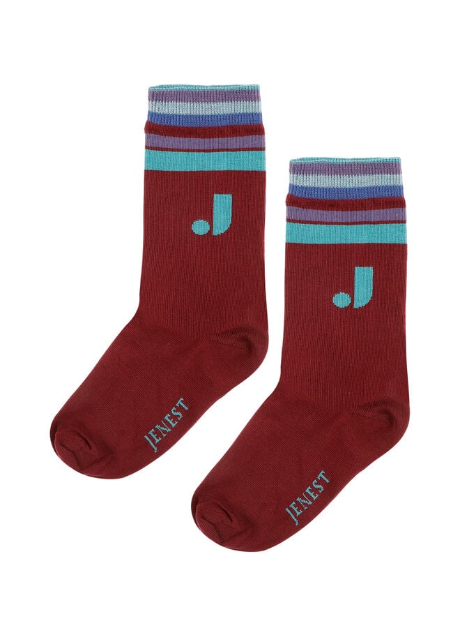 Jenest - J Socks Cherry Bordeaux