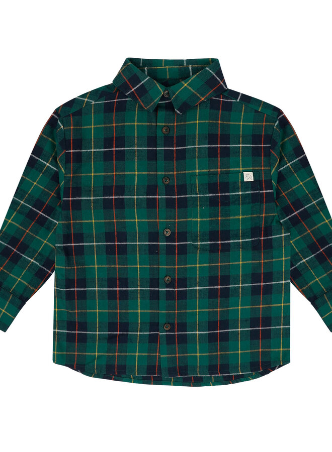 Jenest - Scott shirt Navy blue/green