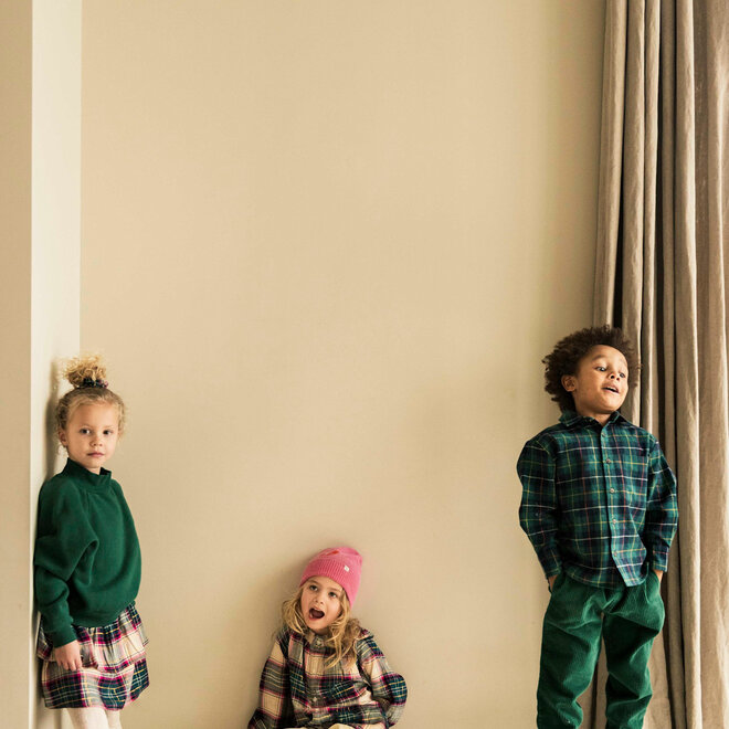 Jenest - Scott shirt Navy blue/green