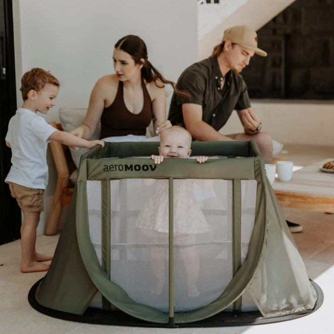 Aeromoov - Instant travel cot - Reisbed Moss green