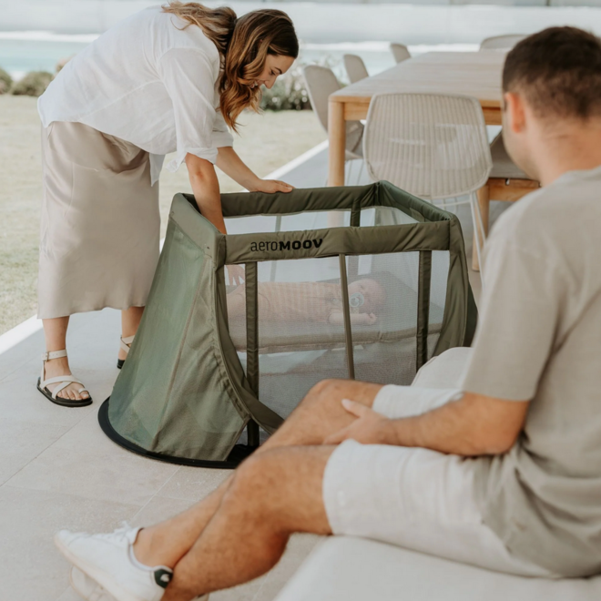 Aeromoov - Instant travel cot - Reisbed Moss green
