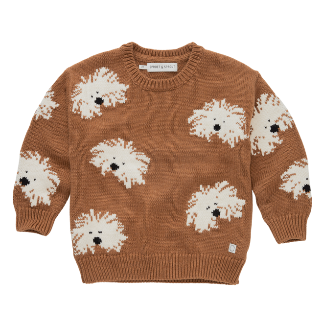 Sproet & Sprout - Sweater intarsia Dogs