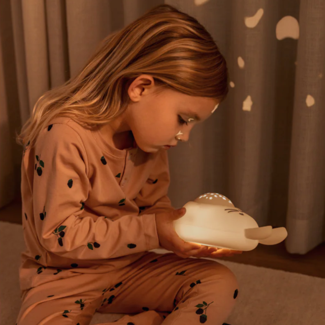 Liewood - Manuel rabbit projection and sound nightlight - Sandy