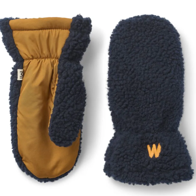 Liewood - Grethe pile gloves - Classic navy multi mix