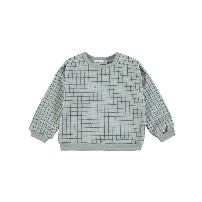 Babyclic - Sweatshirt Checks blue
