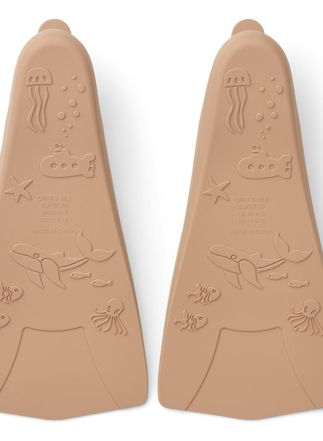 Liewood - Gustav swim fins - Tuscany rose