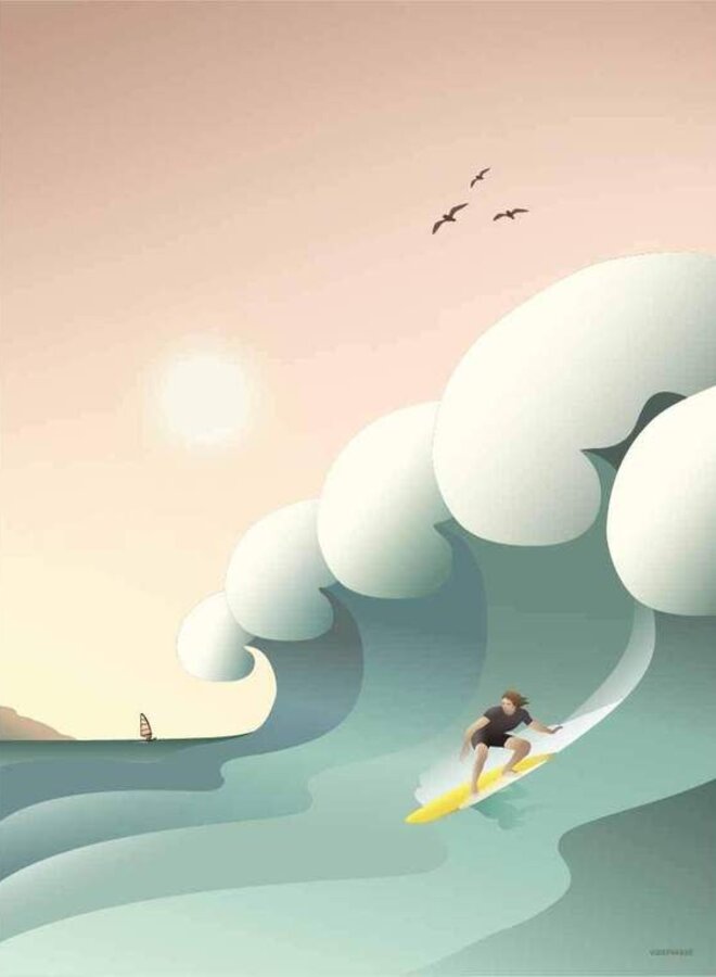 Vissevasse - Poster 'Surfer'