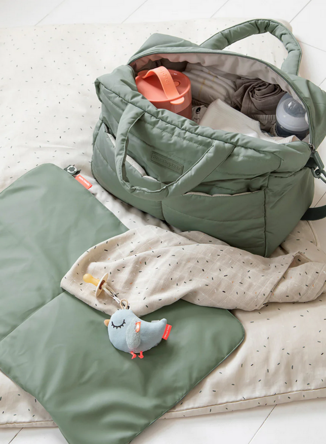 Done by Deer - Quilted changing bag Green