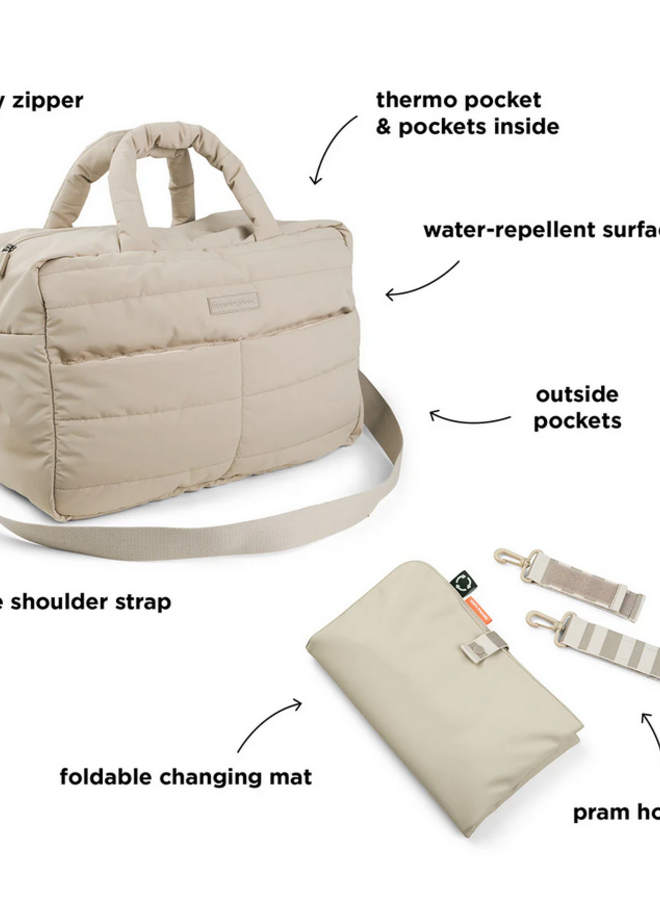 Copy of Done by Deer - Quilted changing bag Green