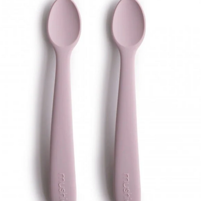 Mushie - Baby spoon - Soft lilac