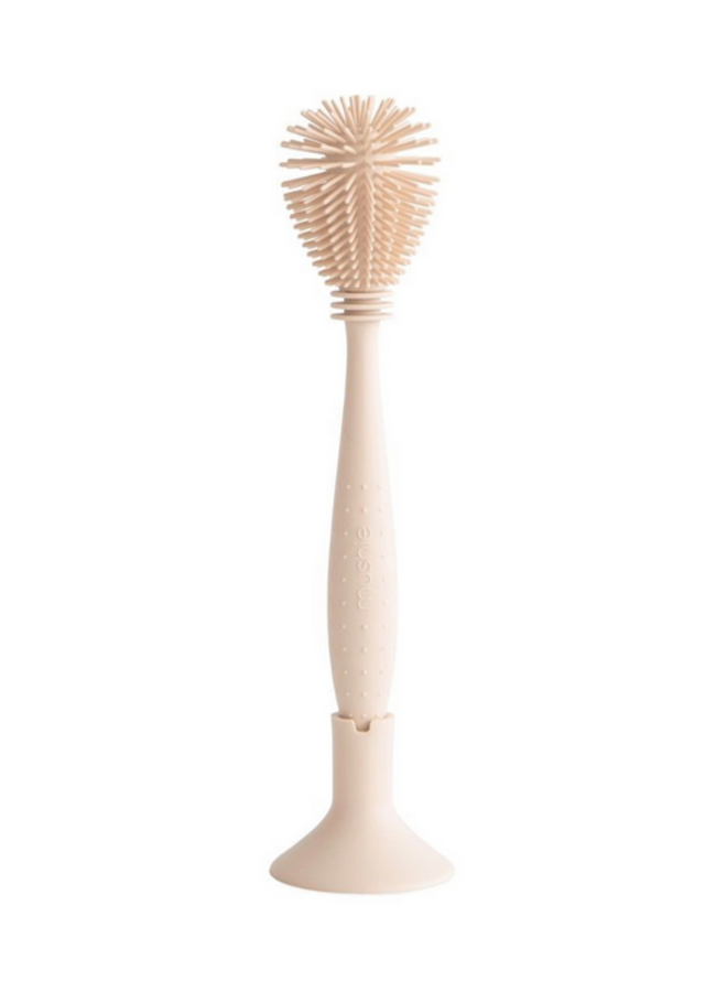 Mushie - Silicone baby bottle brush - Shifting sand