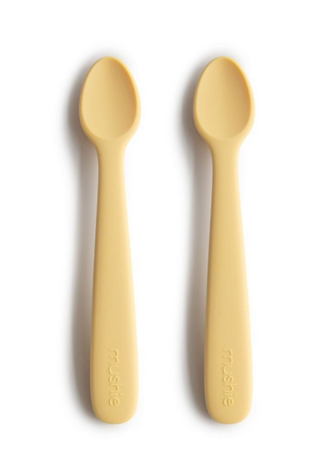 Mushie - Baby spoon - Pale Daffodil