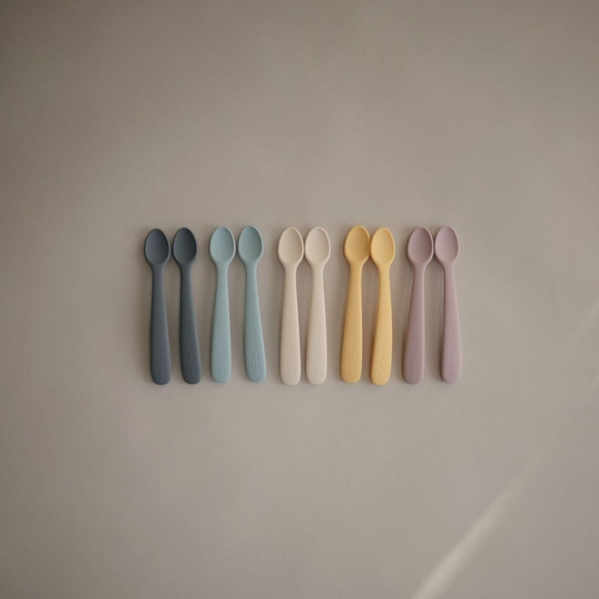 Mushie - Baby spoon - Pale Daffodil