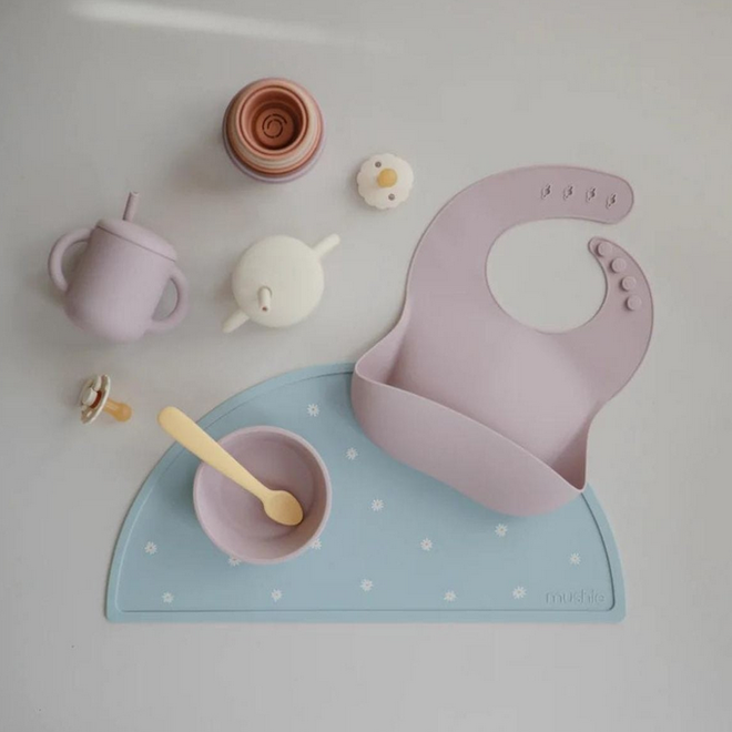 Mushie - Baby spoon - Pale Daffodil