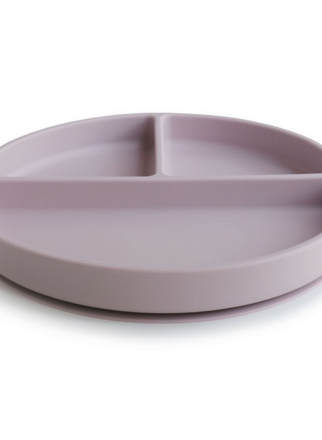 Mushie - Silicone suction plate - Soft Lilac