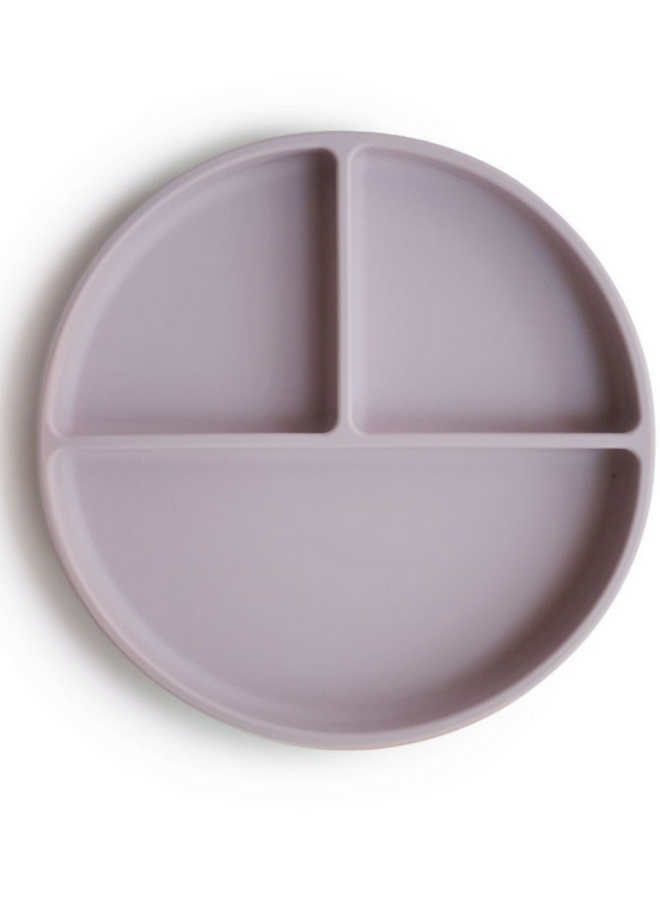 Mushie - Silicone suction plate  - Soft Lilac