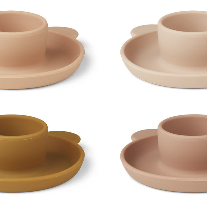 Liewood - Janus egg cup Mr bear rose mix