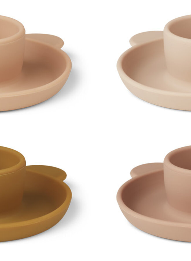Liewood - Janus egg cup Mr bear rose mix