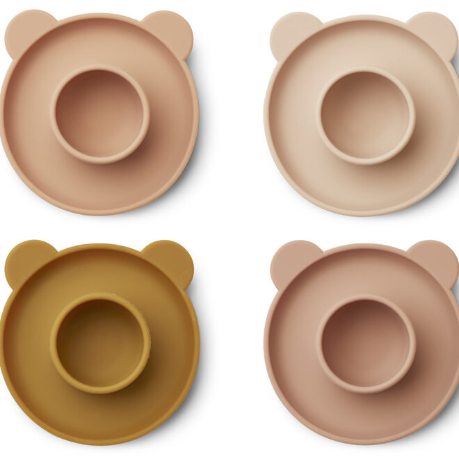 Liewood - Janus egg cup Mr bear rose mix