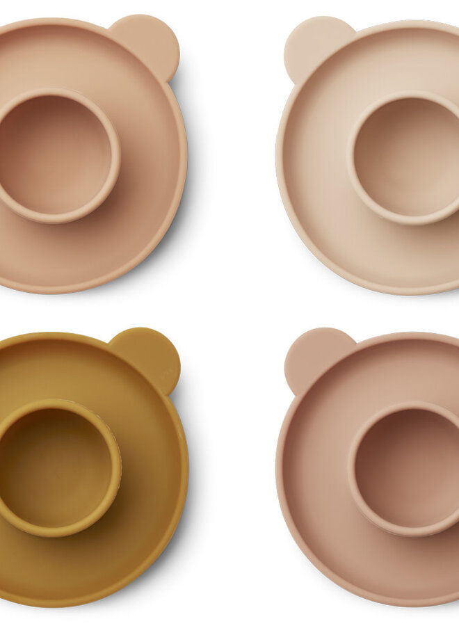 Liewood - Janus egg cup Mr bear rose mix
