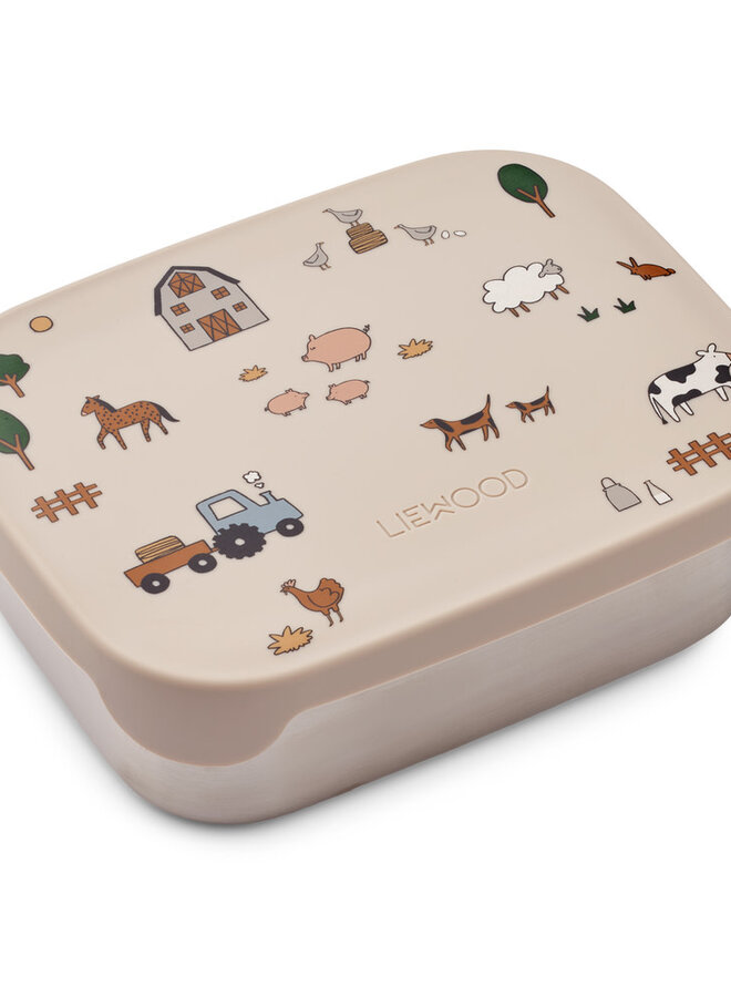 Liewood - Arthur lunchbox Farm sandy