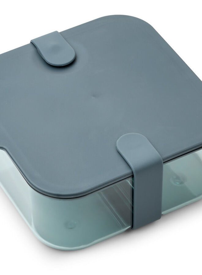 Liewood - Carin lunchbox small - Whale blue / Sea blue