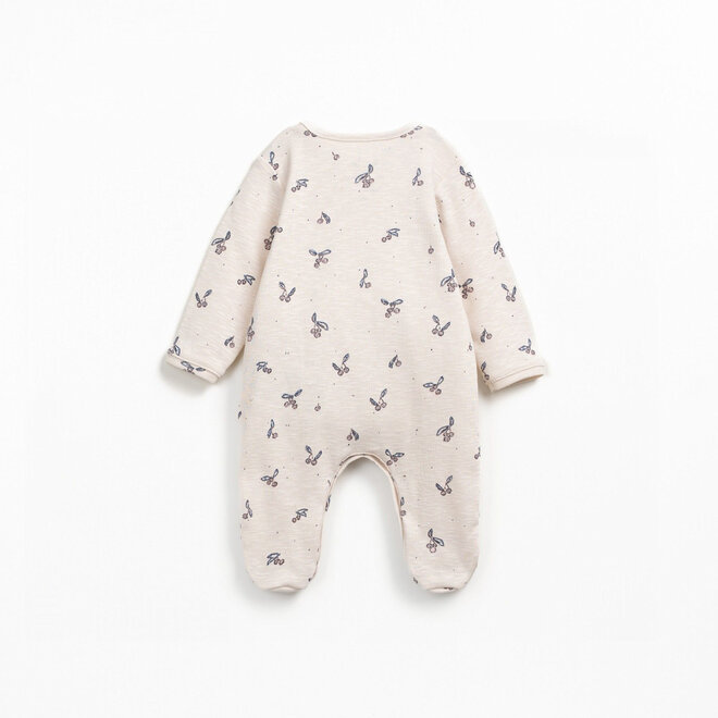 Play Up - Printed rib flamé jumpsuit Pencil