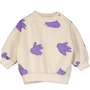 Lötiekids - Sweatshirt Flowing birds cream
