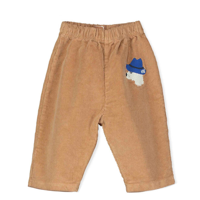 Lötiekids - Corduroy baby pants  dog Toasted