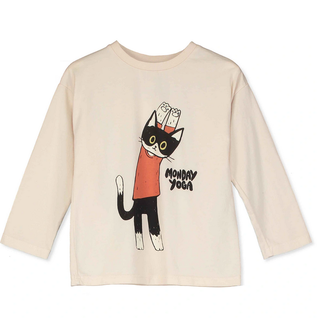 Lötiekids - T-shirt Yogui cat