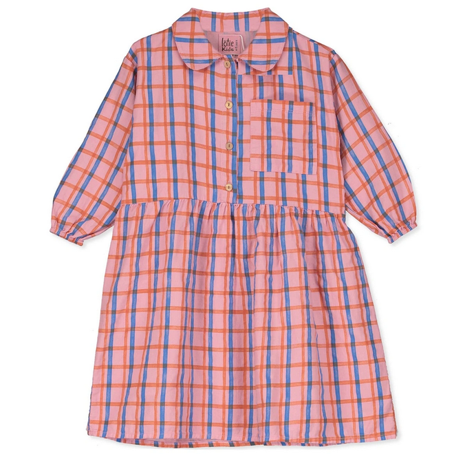 Lötiekids - Woven dress Rose