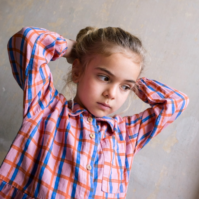 Lötiekids - Woven dress Rose