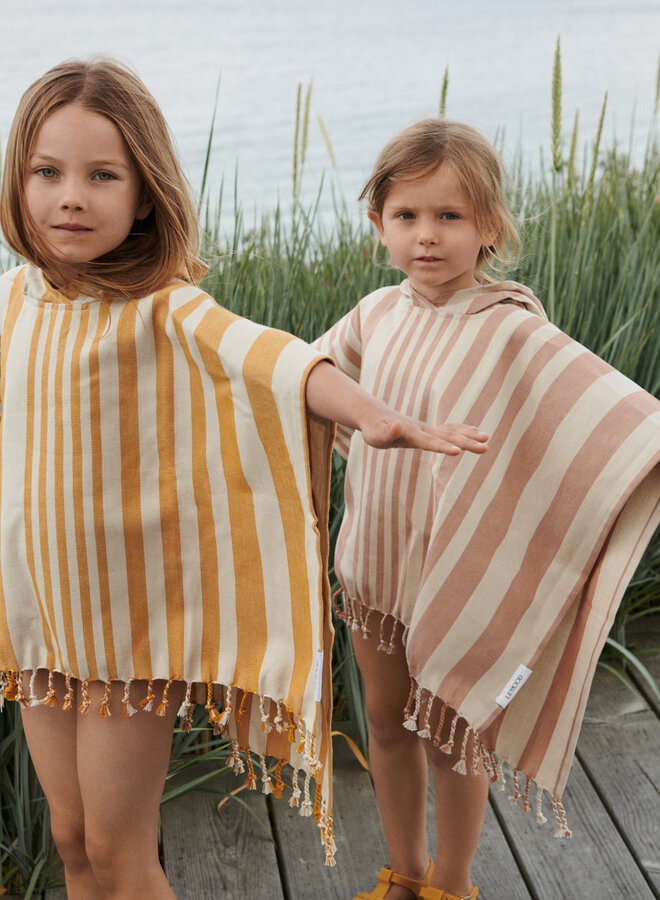 Liewood - Roomie poncho - Mustard/sandy