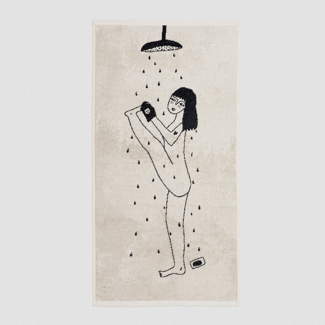 Helen B - Handdoeken set Yoga in the shower