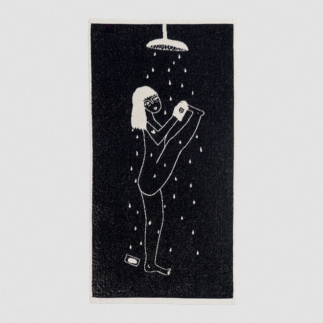 Helen B - Handdoeken set Yoga in the shower