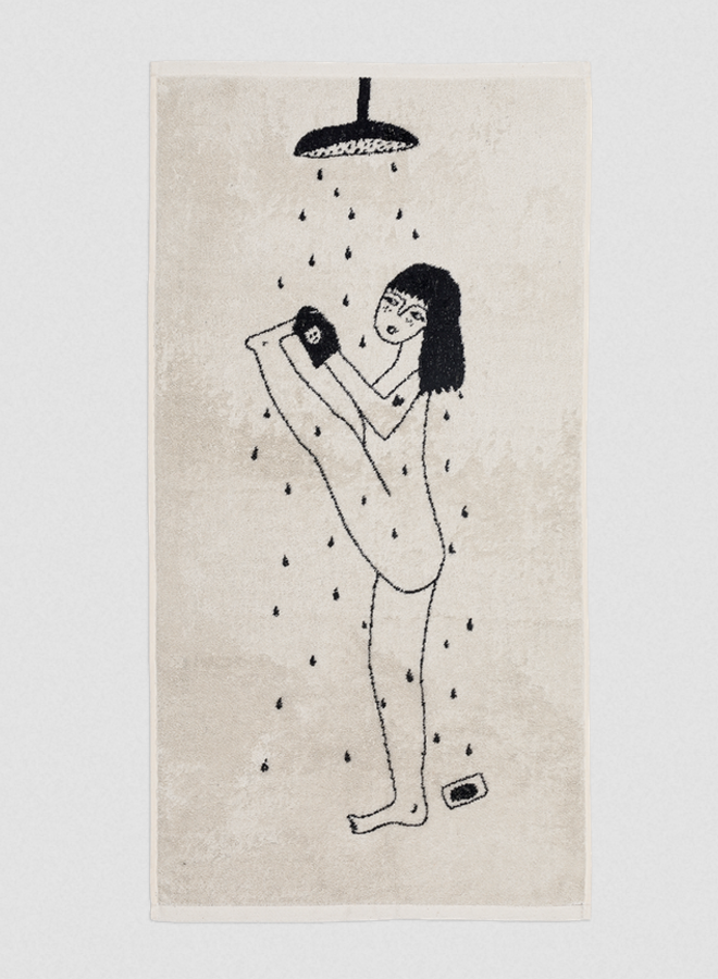 Helen B - Handdoeken set Yoga in the shower