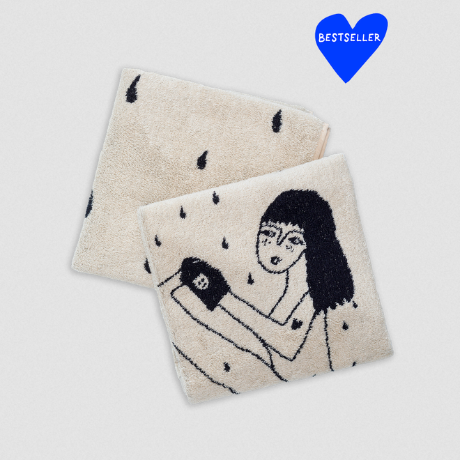 Helen B - Handdoeken set Yoga in the shower